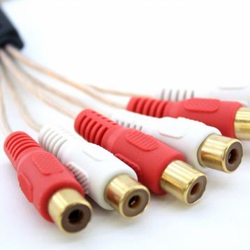 S-Link SL-DC56 3.5 mm Stereo 6'lı Ses Çoklayıcı