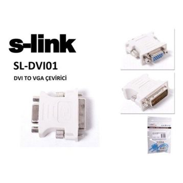 S-Link SL-DVI01 DVI-VGA Çevirici Adaptör