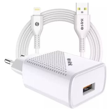 S-Link SL-EC40L Beyaz Kablolu Ev Şarj Adaptörü