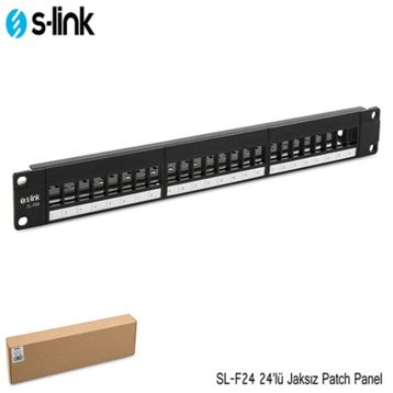 S-Link SL-F24 24'lü Jaksız Patch Panel