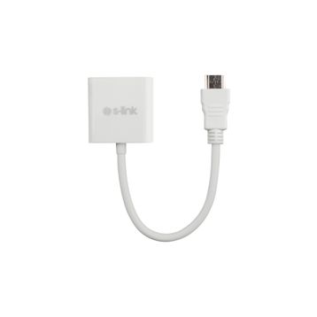 S-Link SL-HVS13 Hdmı Erkek To Vga Dişi veAudio Micro Usb Çevirici