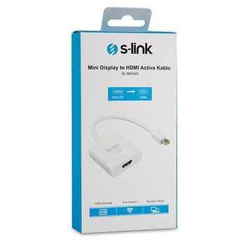 S-LINK SL-MDA45 Mini Display to HDMI Active Kablo