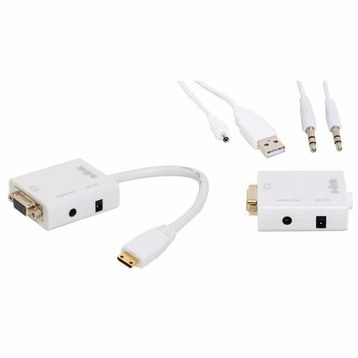 S-link SL-MHVS15 Mini HDMI to VGA+Audio Çevirici