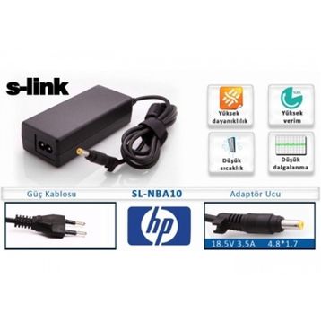 S-Link SL-NBA10 18.5V 3.5A Notebook Şarj Adaptörü