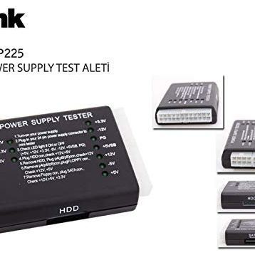 S-Link SL-P225 Power Sopply Test Aleti