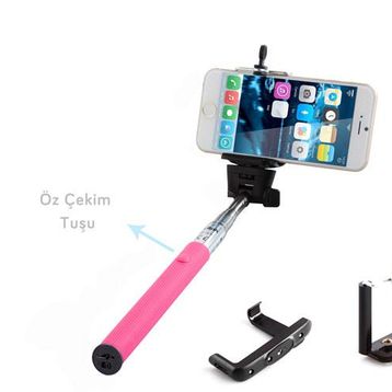 S-link SL-S35 Pembe Selfie Çubuğu