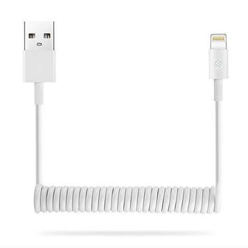 S-Link SL-SP12 Lightning 1.2m 2A Spiral Data ve Şarj Kablosu