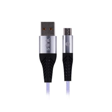 S-Link SL-STM55 Micro Usb 3A 1 M Hızlı Şarj Data ve Şarj Kablo