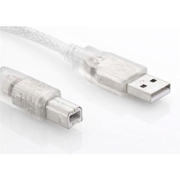 S-Link SL-U2003 3MT 2.0 USB Şeffaf Yazıcı Kablosu