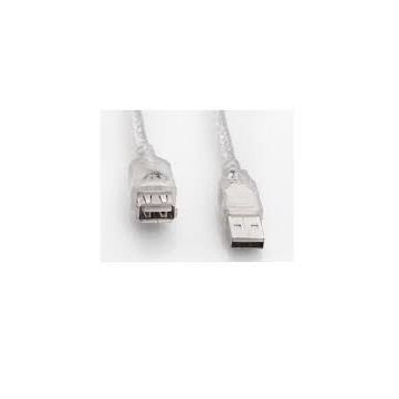 S-Link SL-U2005 USB 2.0 5 mt Şeffaf Yazıcı Kablo