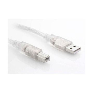 S-Link SL-U2005 USB 2.0 5 mt Şeffaf Yazıcı Kablo