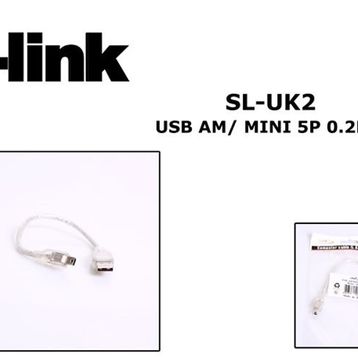 S-Link SL-UK23 Usb Am To Usb Mini 5PİN m Usb 2.0 30 cm Kablosu