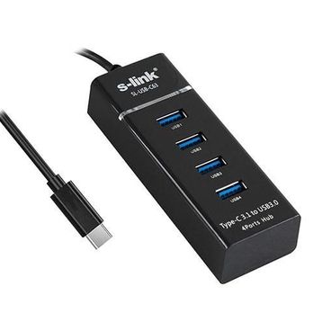 S-Link SL-USB-C63 USB 3.1 Type C to 4 Port USB 3.0 Çevirici Hub