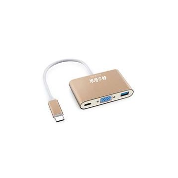 S-Link SL-USB-C66 Type-C To VGA+Usb3.0+Pd Kablo