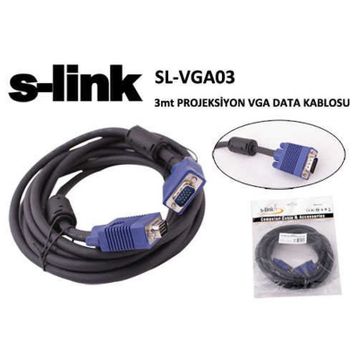 S-Link SL-Vga17 3 Mt 15 P M/M Vga Kablo