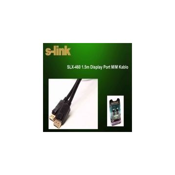 S-Link SLX-460 1.5 mt Siyah Display Kablosu