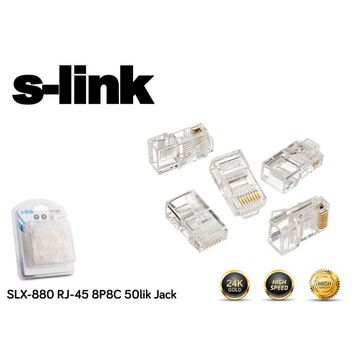 S-Link SLX-880 RJ-45 8P8C 50'lik Jack