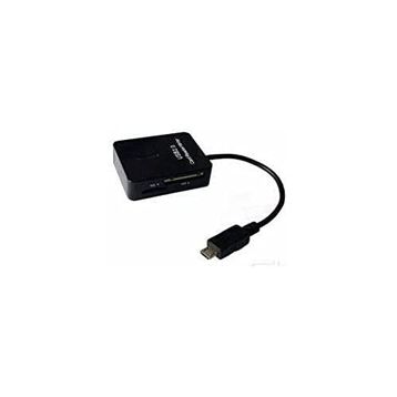 S-Link SMG-423 Micro USB to Cep Tel Kart Okuyucu ve HUB Çevirici