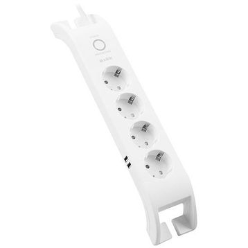 S-Link SPG3041 2m 2xUSB=2.4a 3G1.5mm2 900 Joule 4'lü Akım Korumalı Priz