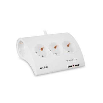 S-Link SPG9-5-15 5'li Akım Korumalı Priz