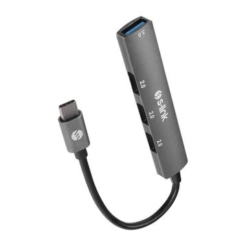 S-Link SW-U324 Type-C to 3xUSB 2.0 1xUSB3.0 Metal USB Hub