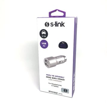 S-link Swapp SW-C7 Araç Şarj Cihazı