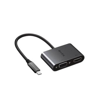 S-link Swapp SW-U516 TypeC to HDMI + VGA Adaptör