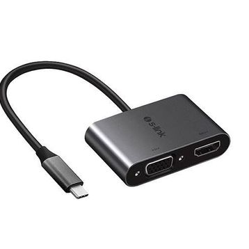 S-link Swapp SW-U516 TypeC to HDMI + VGA Adaptör