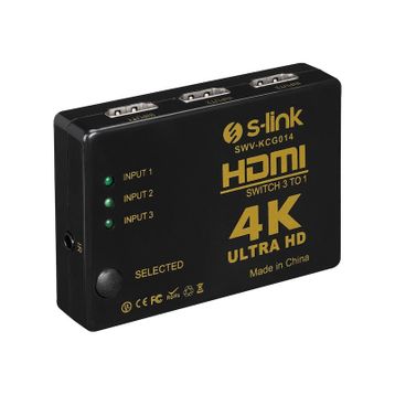 S-Link SWV-KCG014 Hdmı 3 to 1 Switch