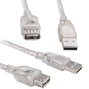 S-Link USB2.0 10M Şeffaf Yazıcı Kablosu
