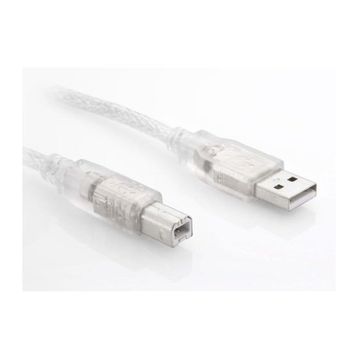 S-Link USB2.0 5M Şeffaf Yazıcı Kablosu