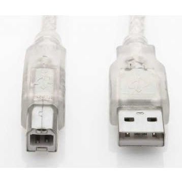 S-Link USB2.0 5M Şeffaf Yazıcı Kablosu