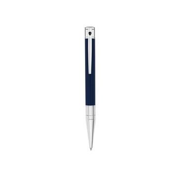 S.T. Dupont 265205 Mavi Yuvarlak Uç Krom Kalem