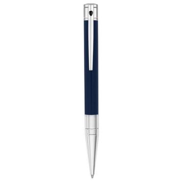 S.T. Dupont 265205 Mavi Yuvarlak Uç Krom Kalem