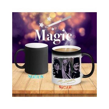 S175 Atatürk'ün Annesi ve Kız Kardeşi Sihirli Kupa Bardak