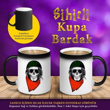 S4576329 Kuru Kafalı Hipster Sihirli Kupa Bardak