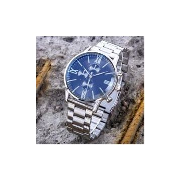 Saattino ST-304289 Gümüş Renk Roma Rakamlı Erkek Kol Saati