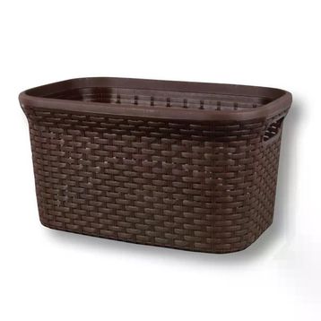Saban 40x54 cm Kahverengi Hasır Görünümlü Çamaşır Selesi