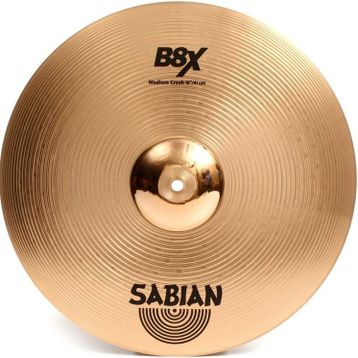 Sabian 41608X 16 B8X Medium Crash Zil