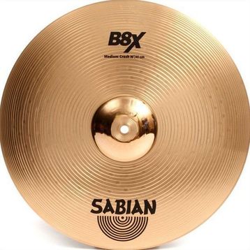 Sabian 41608X 16 B8X Medium Crash Zil