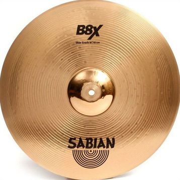 Sabian 41806X 18 B8X Thin Crash Zil