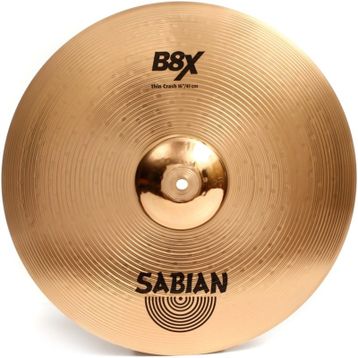 Sabian 41806X 18 B8X Thin Crash Zil