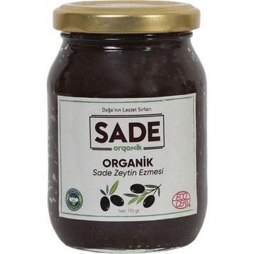 Sade Organik 170 gr Siyah Zeytin Ezmesi