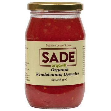 Sade Organik 345 gr Rendelenmiş Domates