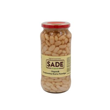 Sade Organik 400 gr Haşlanmış Kuru Fasulye