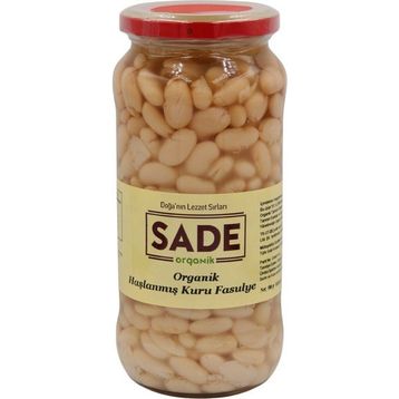 Sade Organik 400 gr Haşlanmış Kuru Fasulye