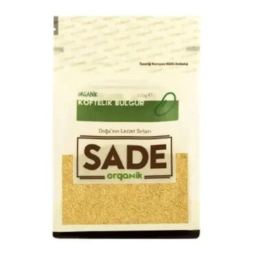 Sade Organik 500 gr Köftelik Bulgur