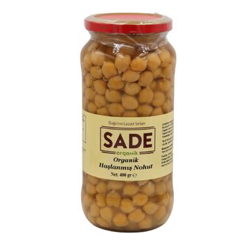 Sade Organik 580 cc Organik Haşlanmış Nohut
