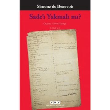 Sade’ı Yakmalı mı? - Simone de Beauvoir
