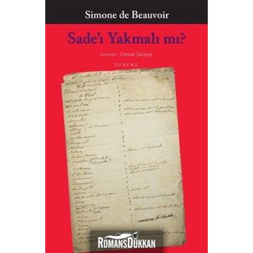 Sade’ı Yakmalı mı? - Simone de Beauvoir